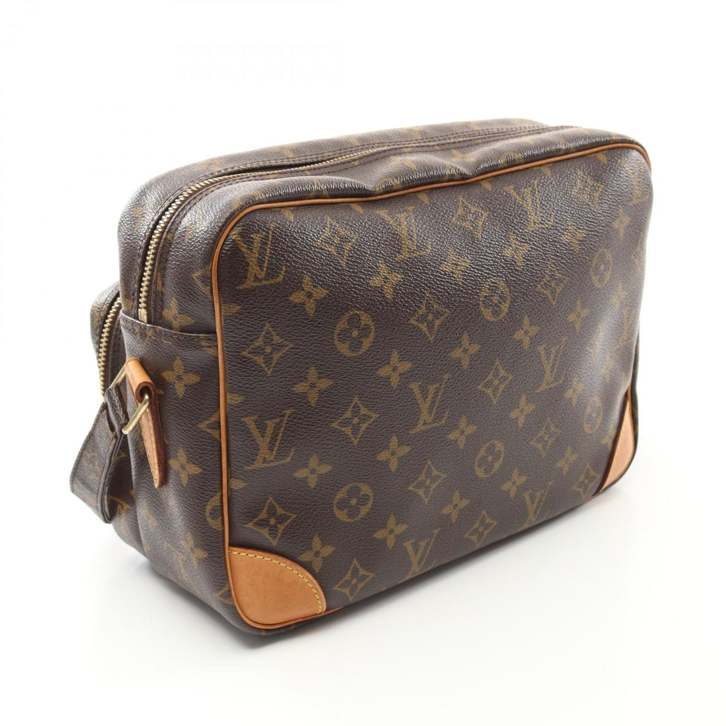 Louis Vuitton, Brown, Leather, shoulder