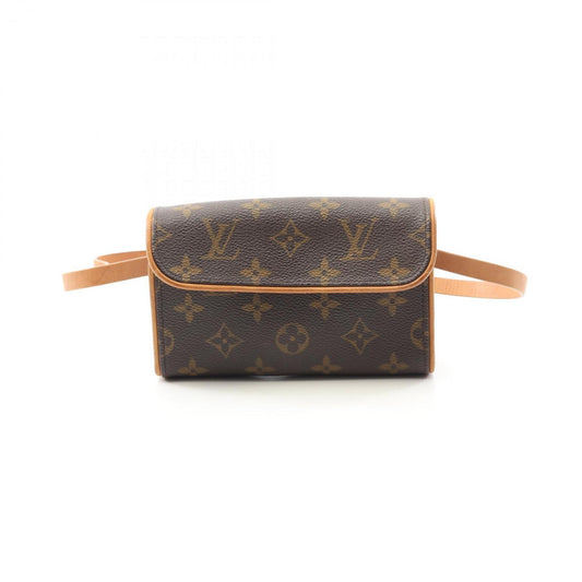Louis Vuitton Florentine, Brown, Canvas, clutch