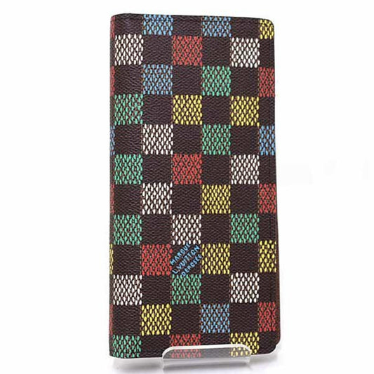 Louis Vuitton Portefeuille Brazza, Brown, Canvas, wallet