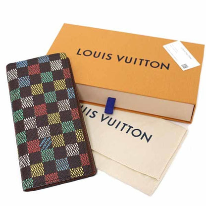 Louis Vuitton Portefeuille Brazza, Brown, Canvas, wallet