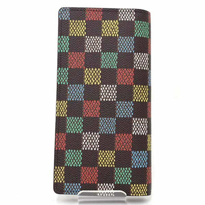 Louis Vuitton Portefeuille Brazza, Brown, Canvas, wallet