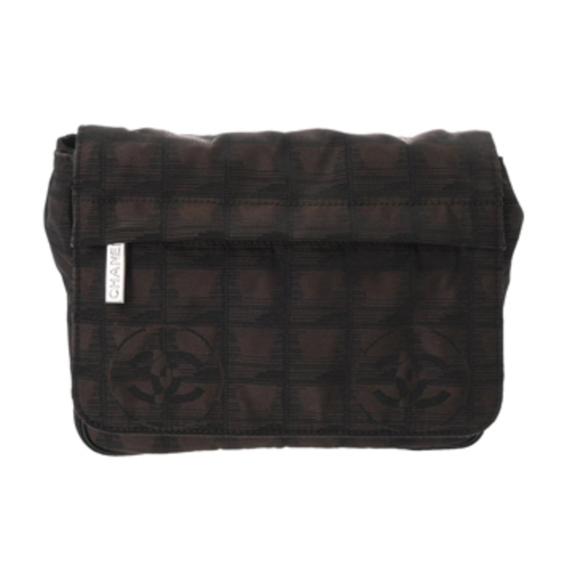 Chanel Travel line, Brown, NYLON, shoulder