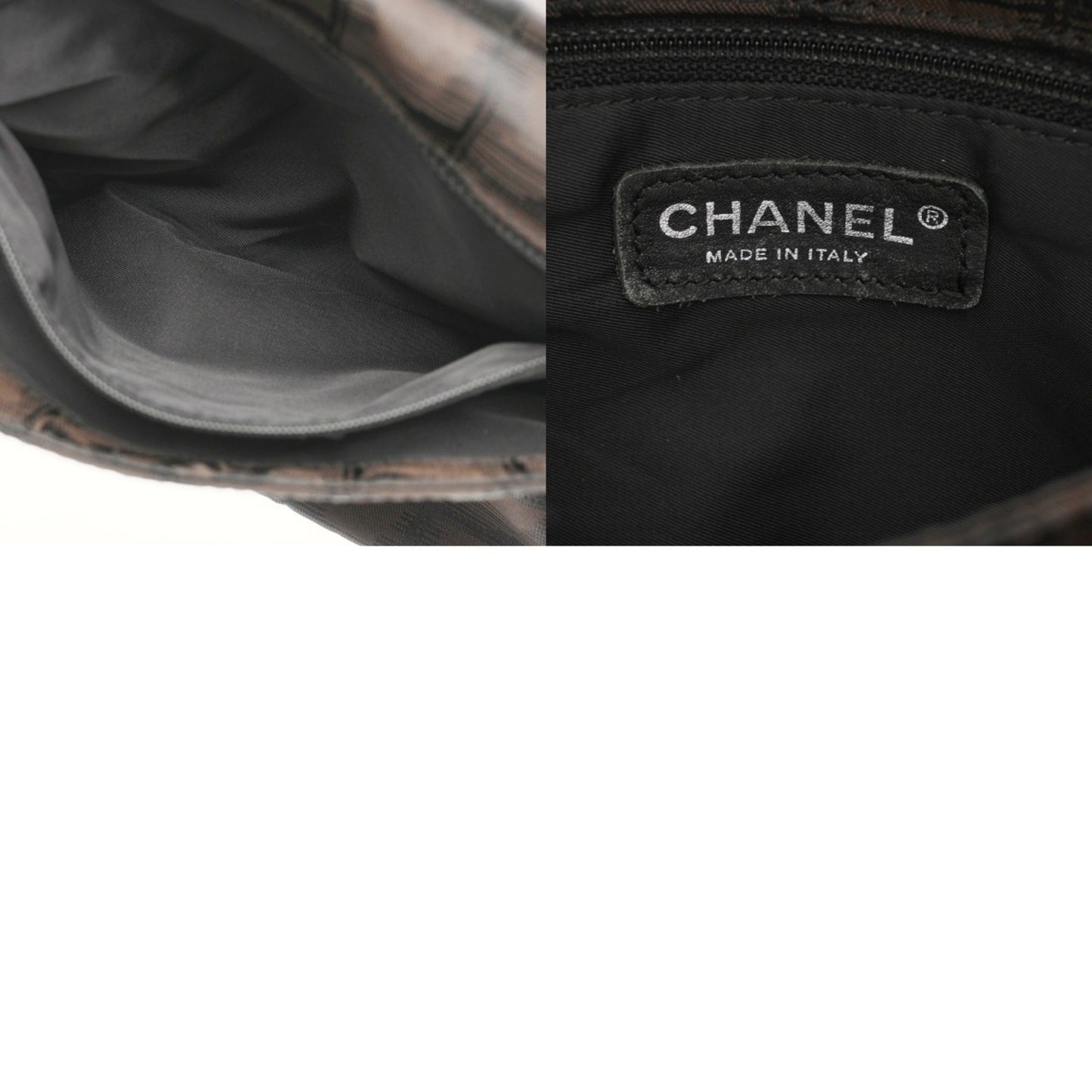 Chanel Travel line, Brown, NYLON, shoulder