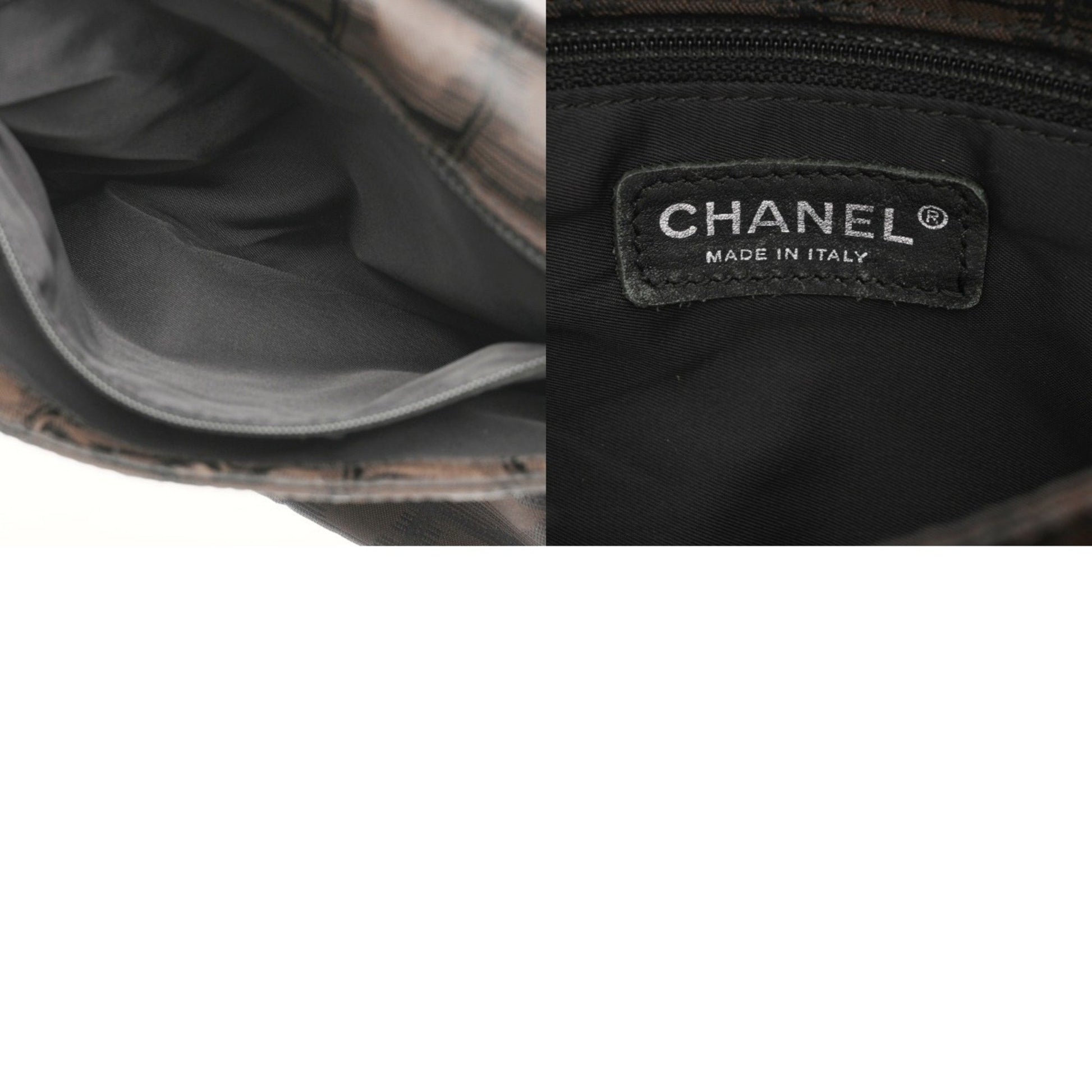 Chanel Travel line, Brown, NYLON, shoulder