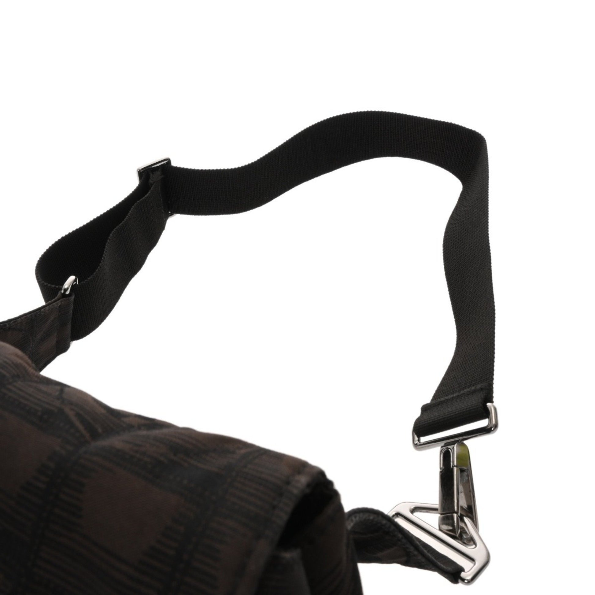 Chanel Travel line, Brown, NYLON, shoulder