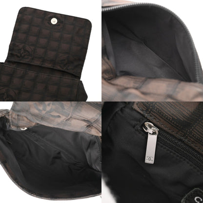 Chanel Travel line, Brown, NYLON, shoulder
