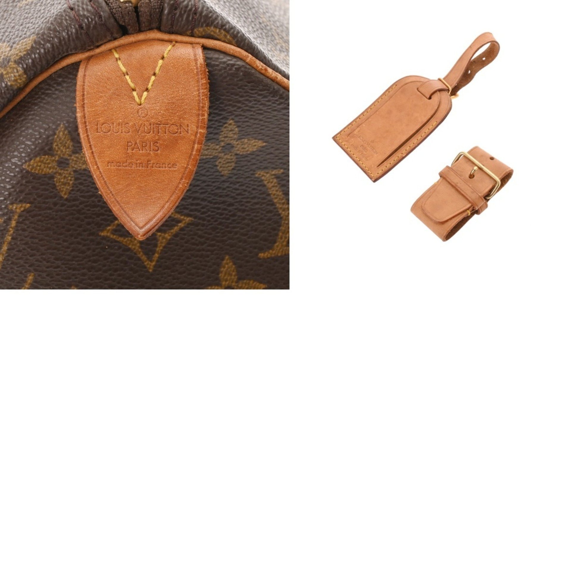 Louis Vuitton Keepall 45, Brown, Canvas, travel