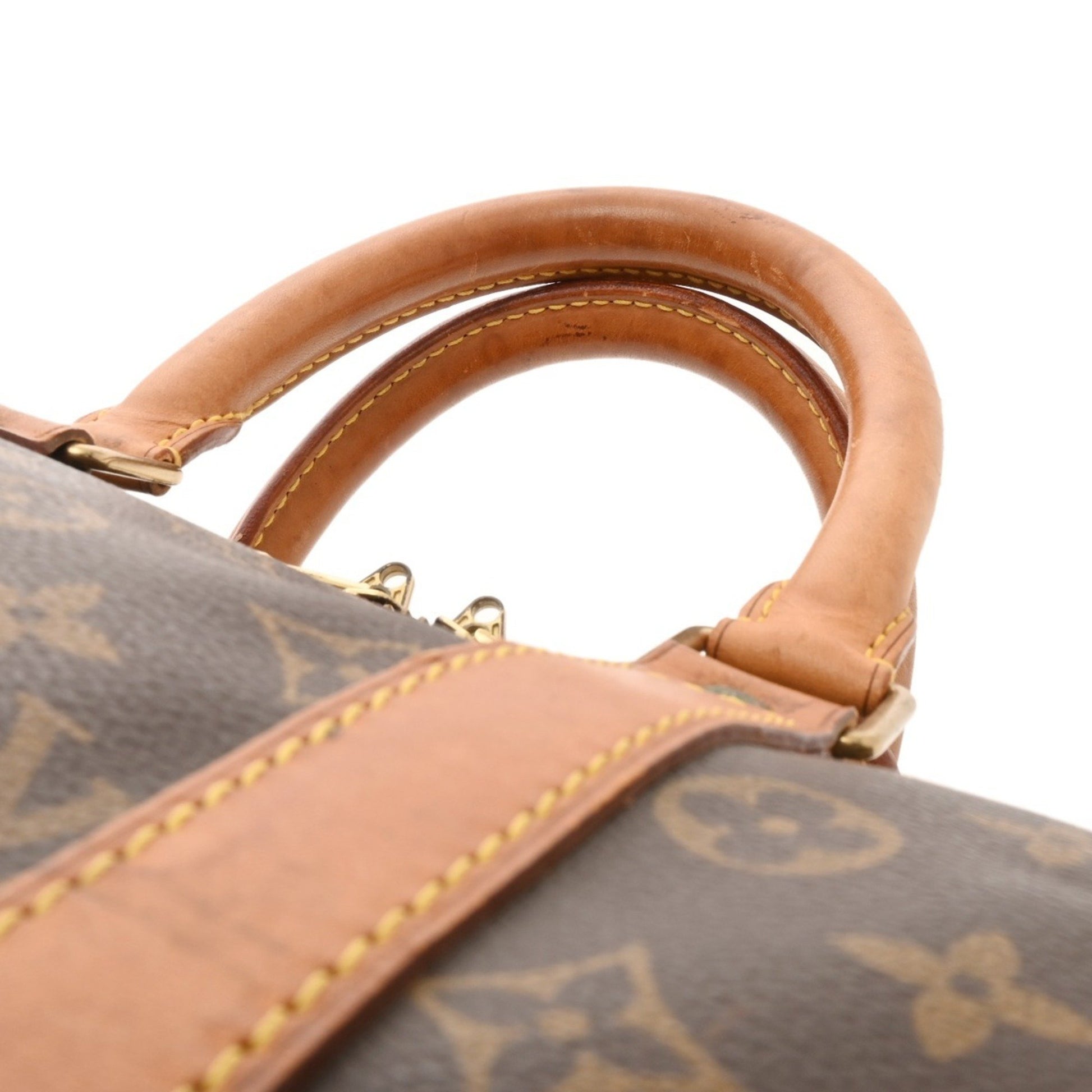 Louis Vuitton Keepall 45, Brown, Canvas, travel
