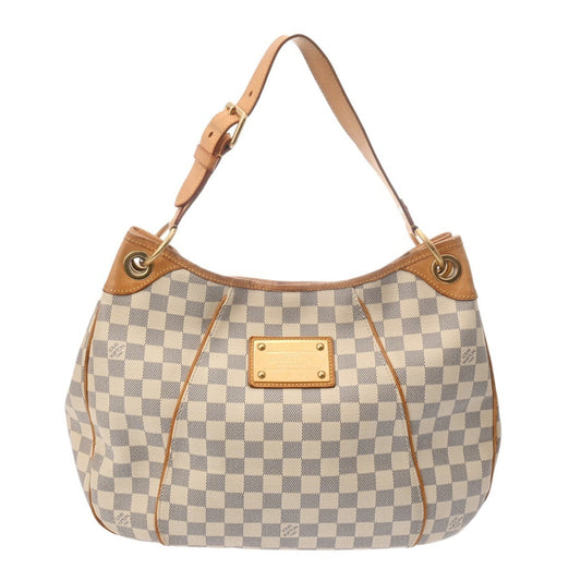 Louis Vuitton Galliera, White, Canvas, handbag
