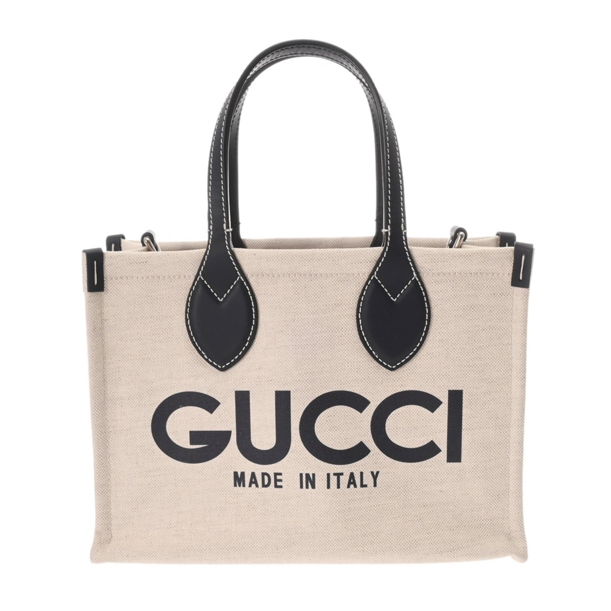 Gucci Gucci Print, Beige, Canvas, handbag