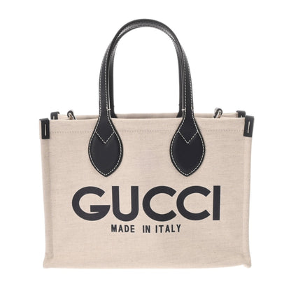 Gucci Gucci Print, Beige, Canvas, handbag