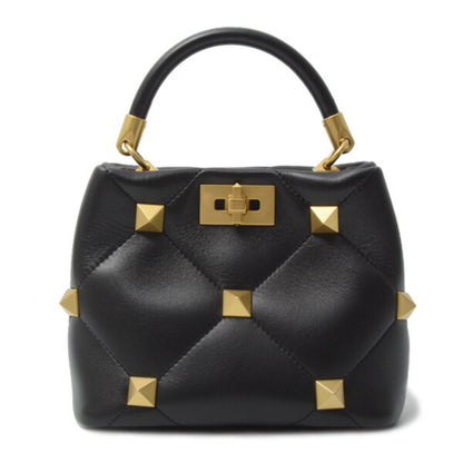 Valentino Garavani ROMAN STUD, Black, Leather, shoulder