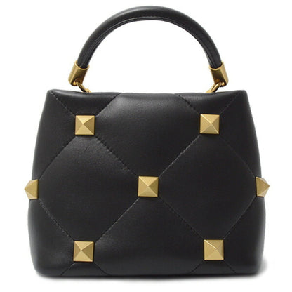Valentino Garavani ROMAN STUD, Black, Leather, shoulder