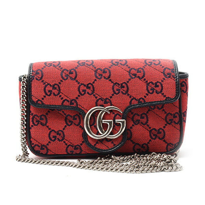 Gucci GG Marmont, Red, Canvas, shoulder