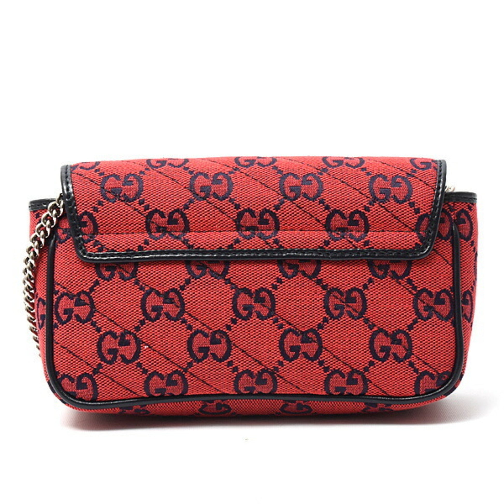 Gucci GG Marmont, Red, Canvas, shoulder