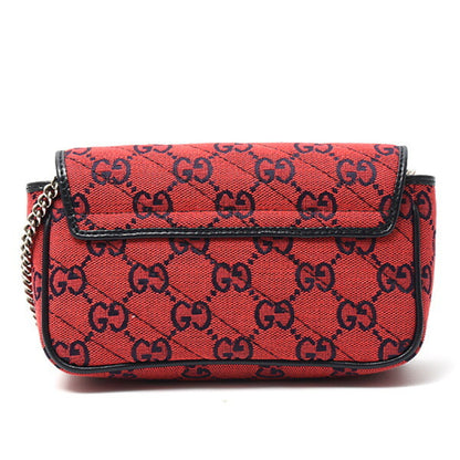 Gucci GG Marmont, Red, Canvas, shoulder
