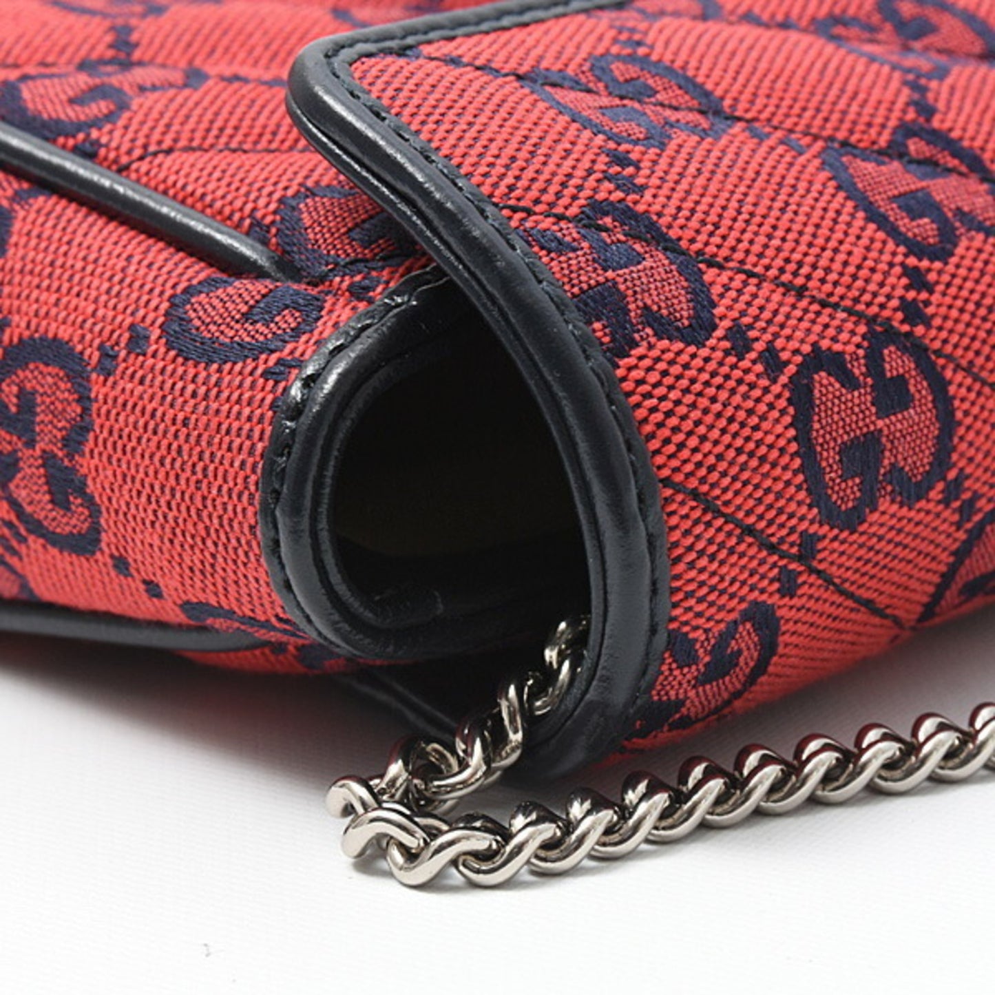 Gucci GG Marmont, Red, Canvas, shoulder