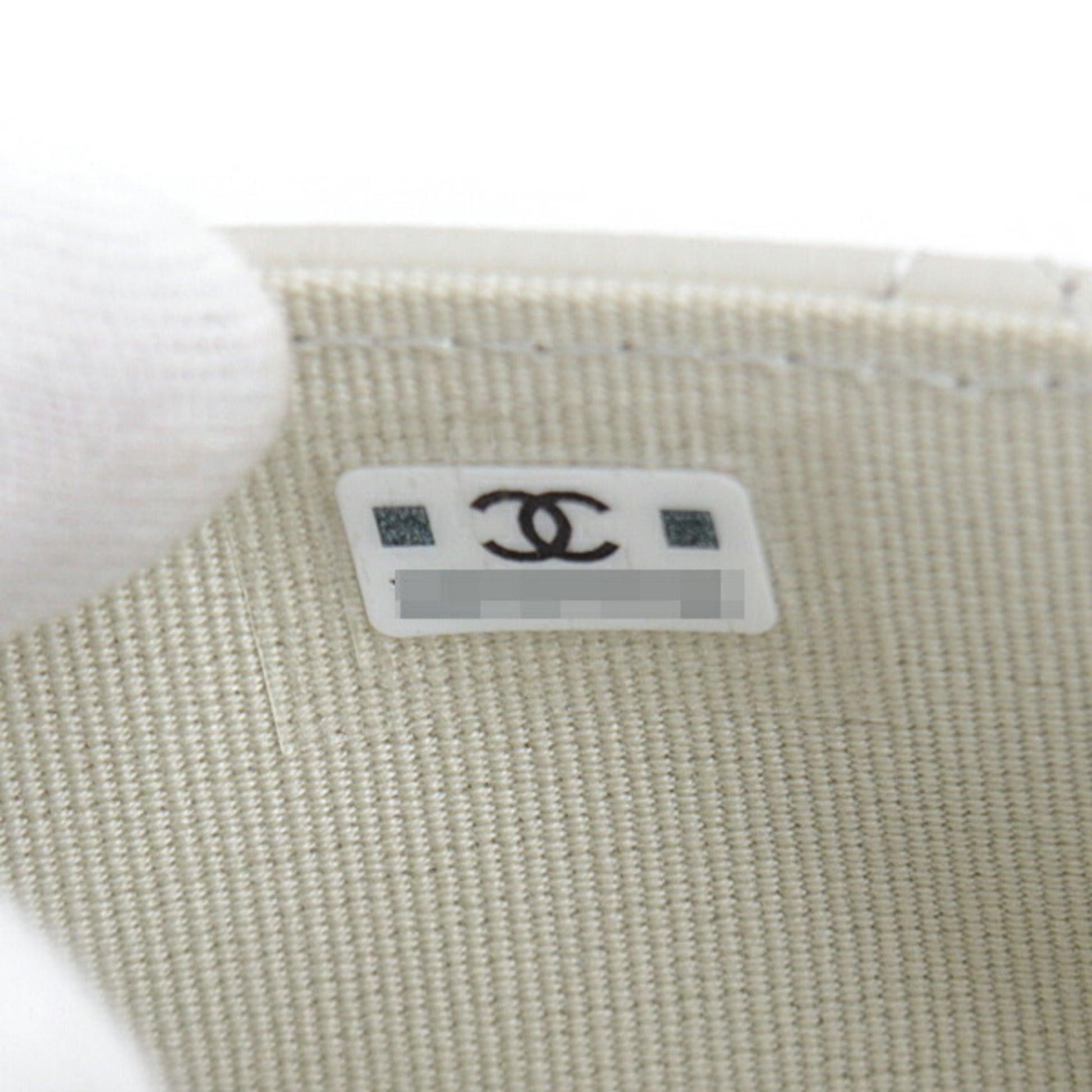 Chanel, Grey, Leather, wallet
