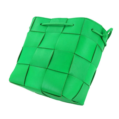Bottega Veneta Cassette, Green, Leather, shoulder