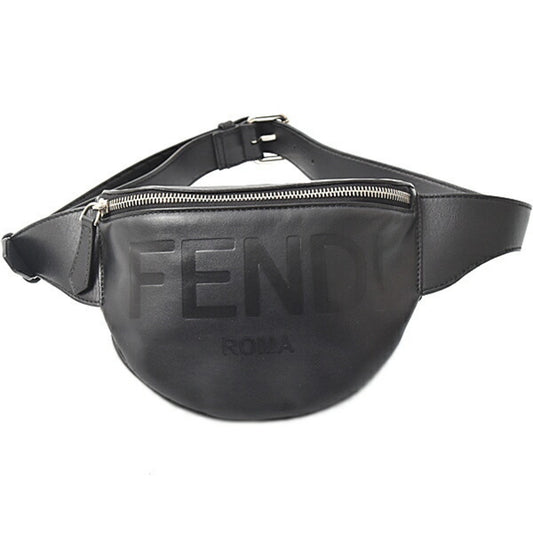 Fendi, Black, Leather, clutch