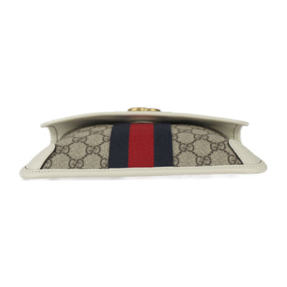 Gucci Ophidia, Beige, Canvas, clutch