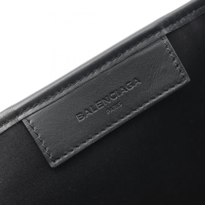 Balenciaga Navy Cabas, White, Canvas, tote