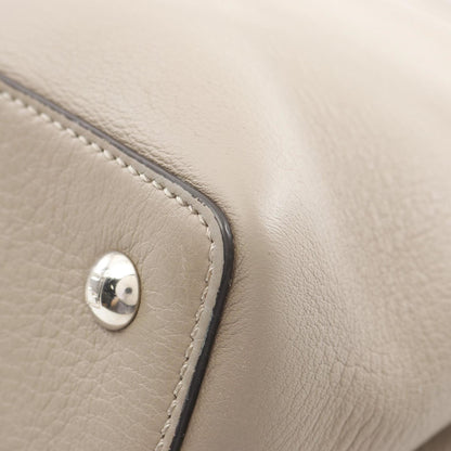 Fendi 2Jours, Beige, Leather, handbag