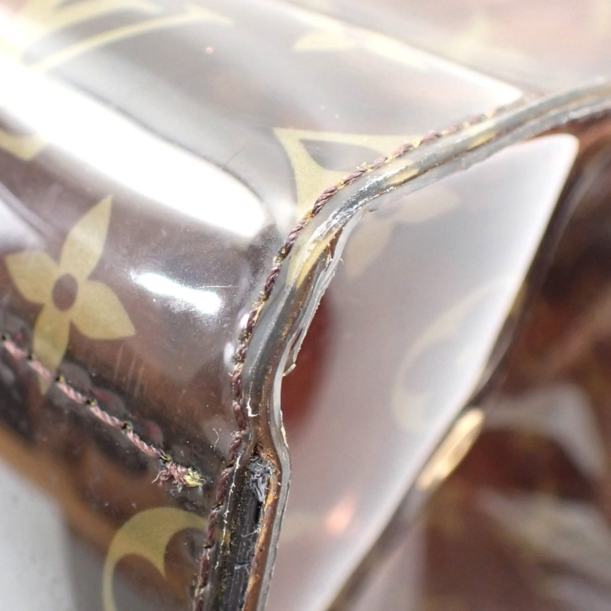 Louis Vuitton Ambre, Brown, Canvas, tote