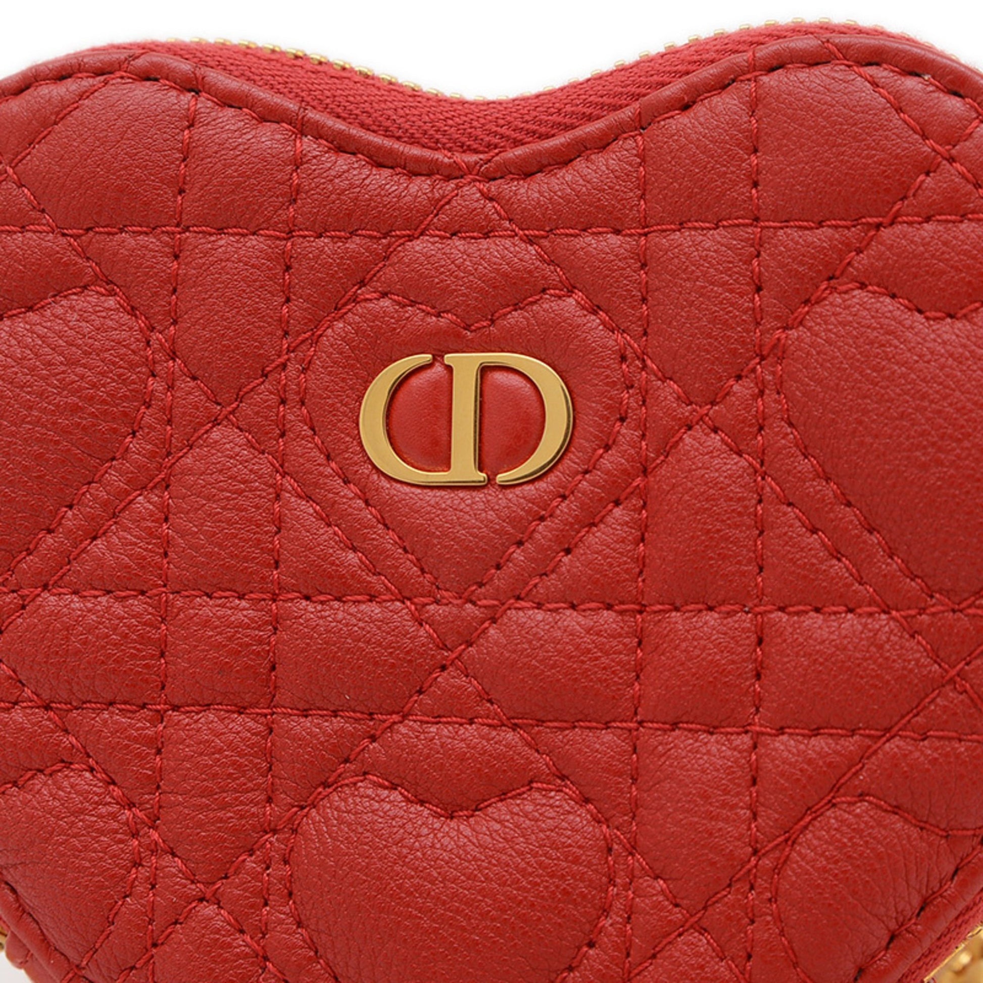 Dior Dioramour, Red, Leather, shoulder