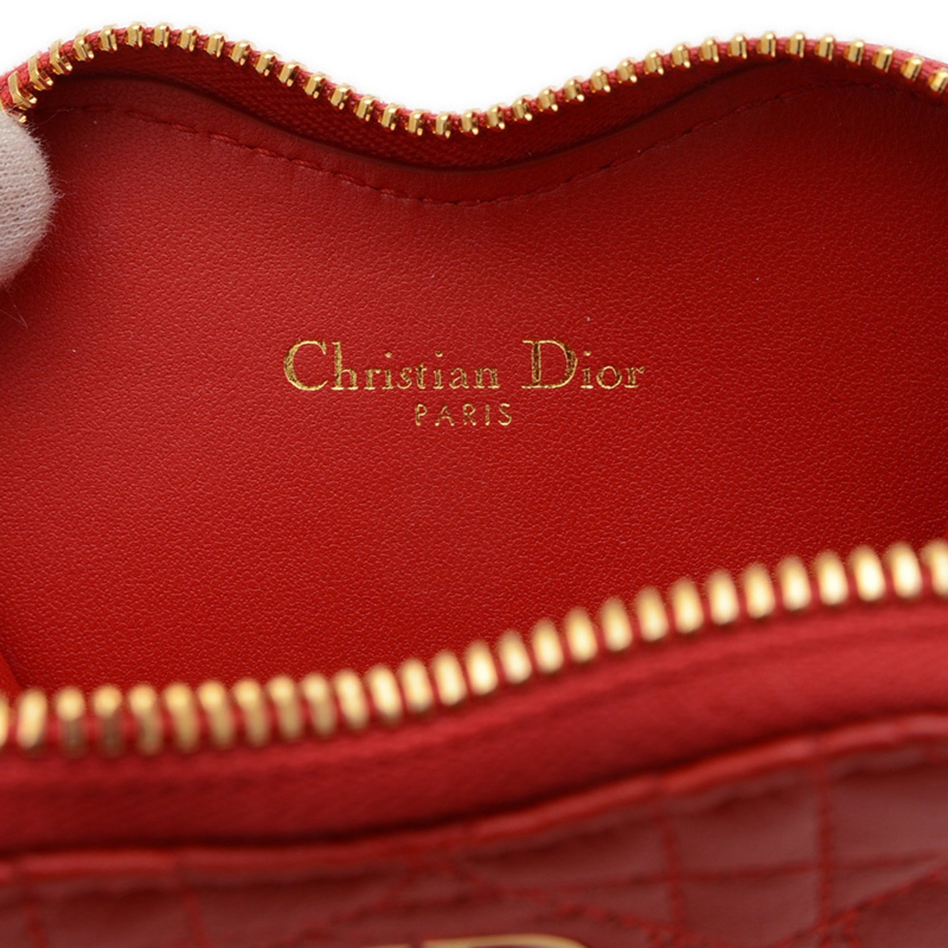 Dior Dioramour, Red, Leather, shoulder