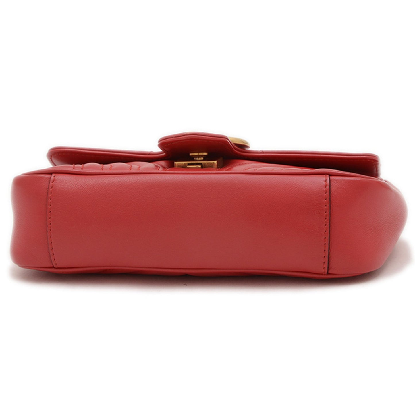 Gucci Marmont, Red, Leather, shoulder