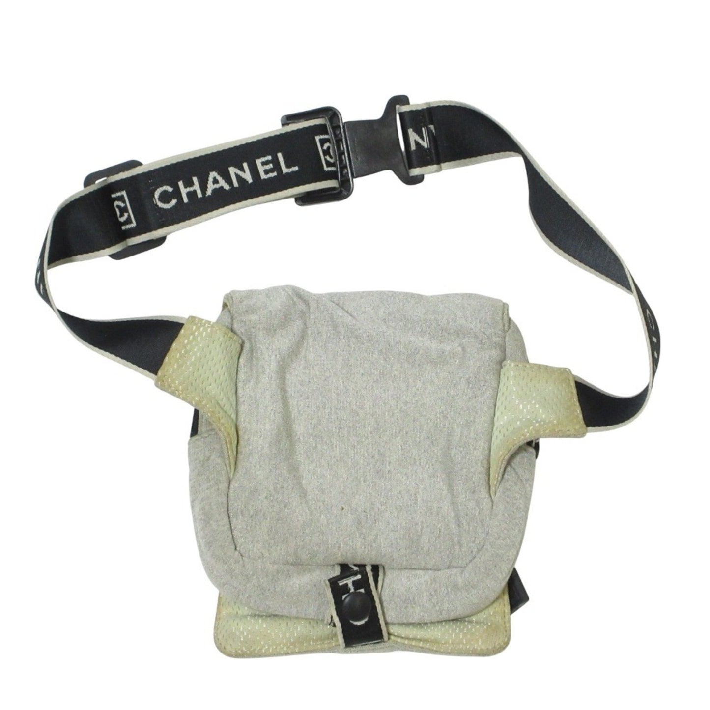 Chanel Sport line, Grey, Canvas, clutch