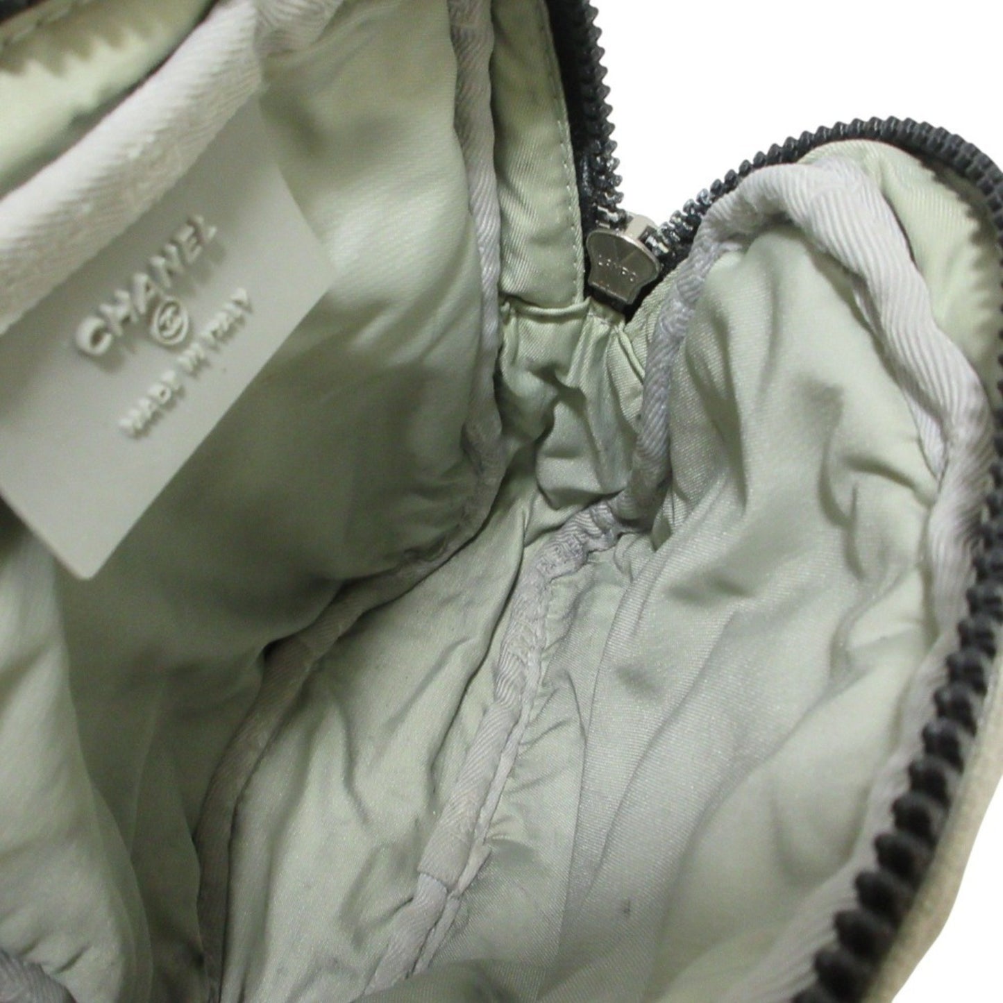 Chanel Sport line, Grey, Canvas, clutch