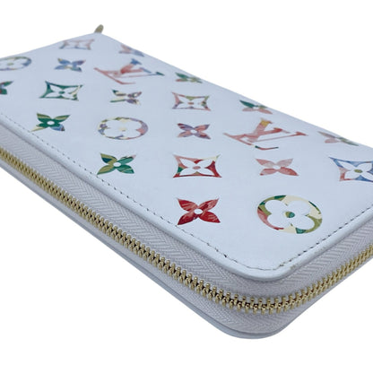 Louis Vuitton Zippy wallet, White, Leather, wallet