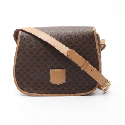 Céline Macadam, Brown, Canvas, shoulder