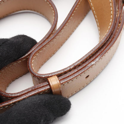Céline Macadam, Brown, Canvas, shoulder