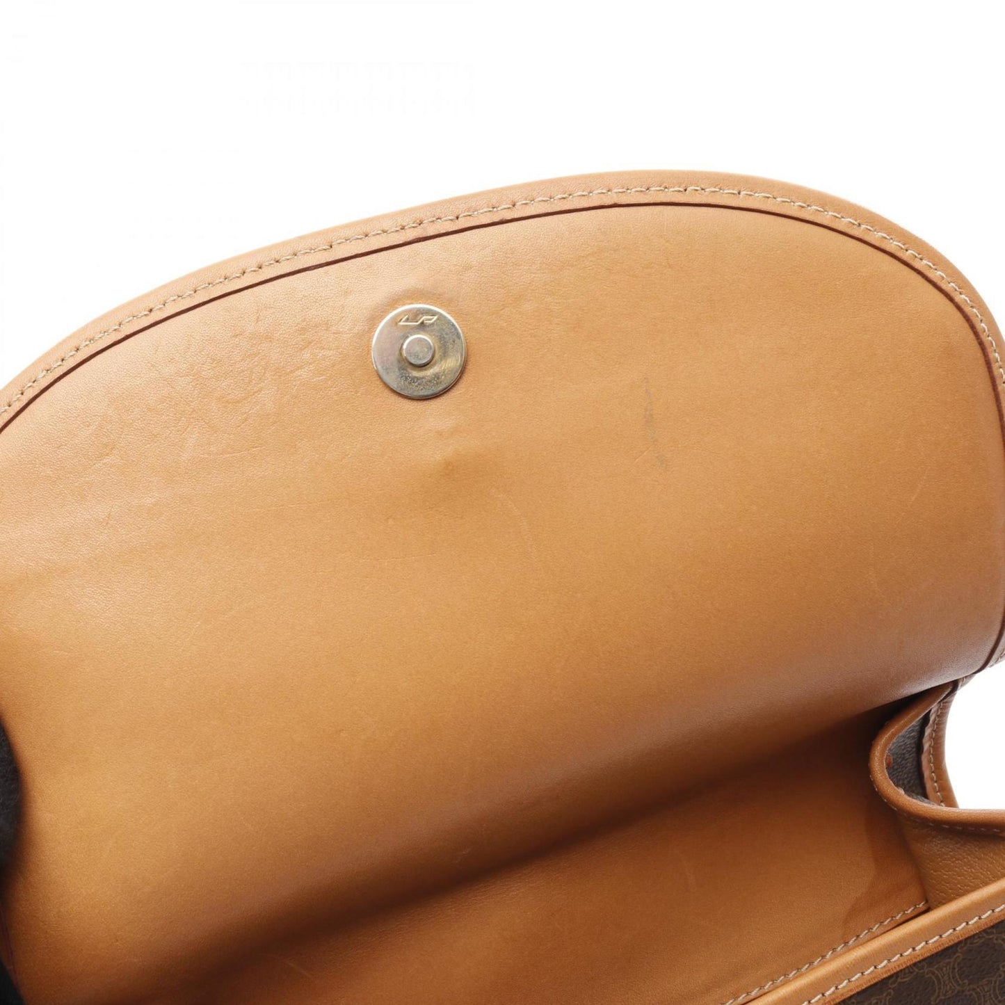 Céline Macadam, Brown, Canvas, shoulder