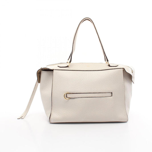 Céline Ring bag small, White, Leather, handbag