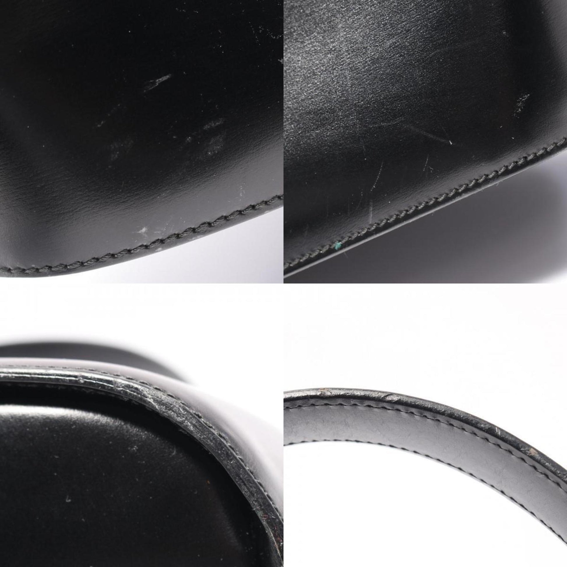 Céline, Black, Leather, handbag