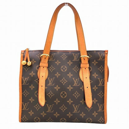 Louis Vuitton Popincourt, Brown, Canvas, handbag