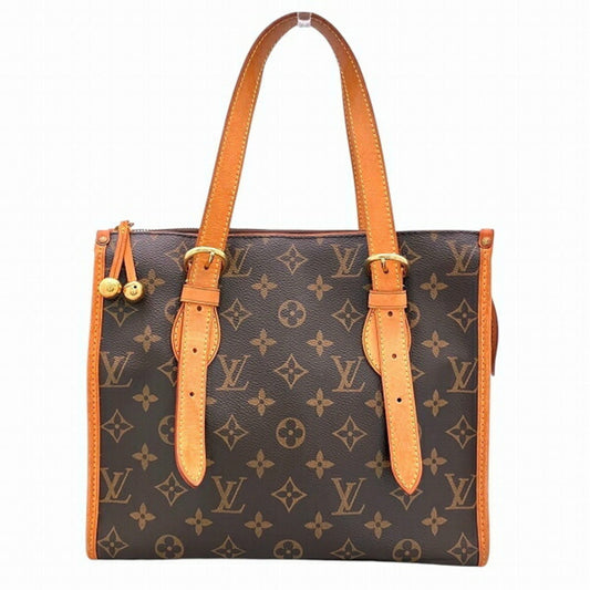 Louis Vuitton Popincourt, Brown, Canvas, handbag
