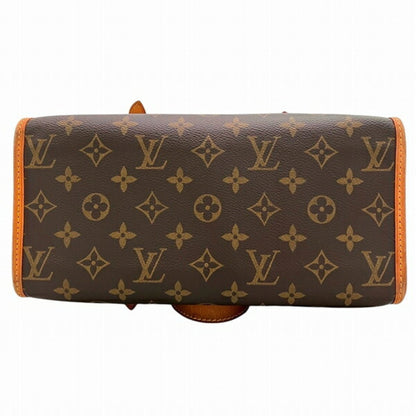 Louis Vuitton Popincourt, Brown, Canvas, handbag