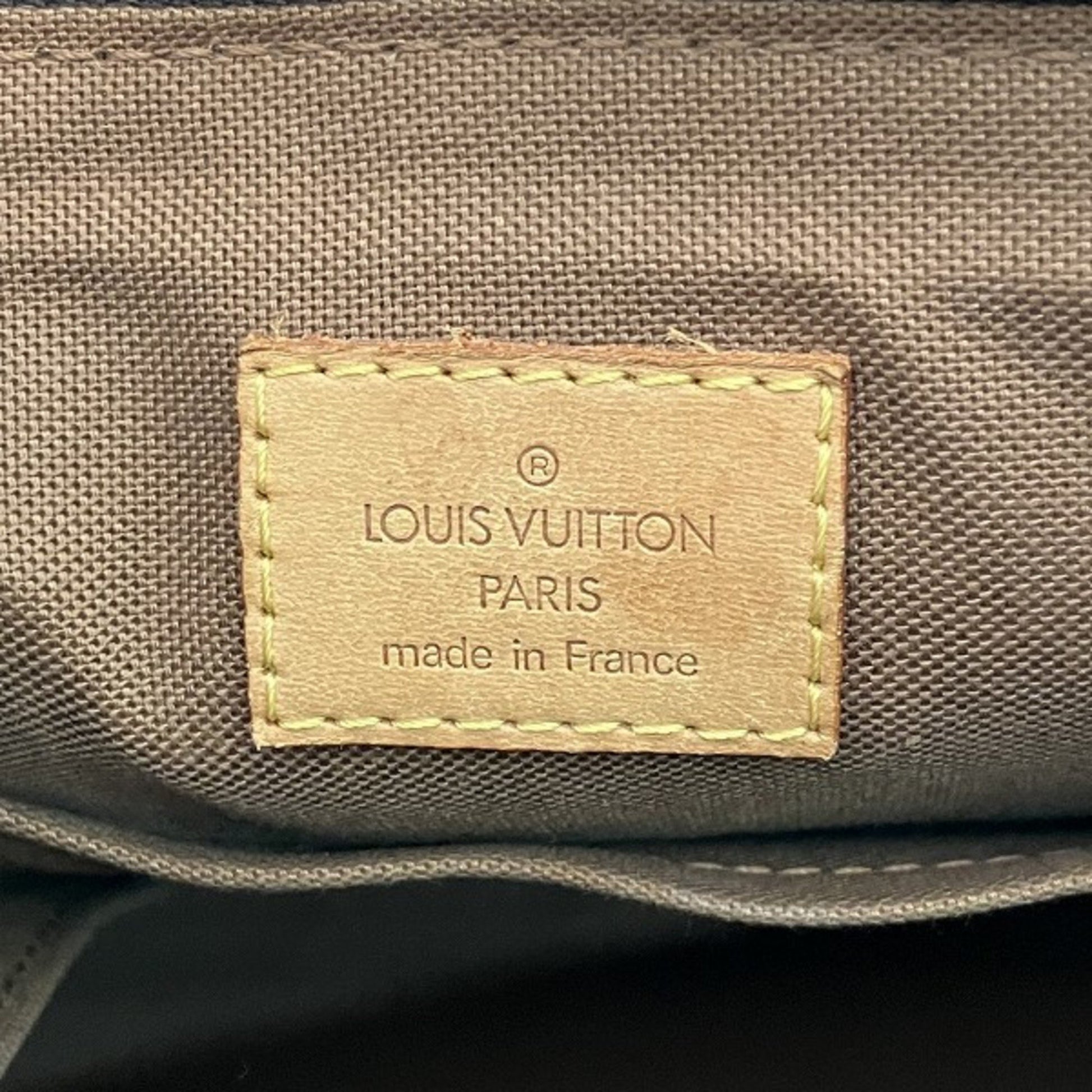 Louis Vuitton Popincourt, Brown, Canvas, handbag