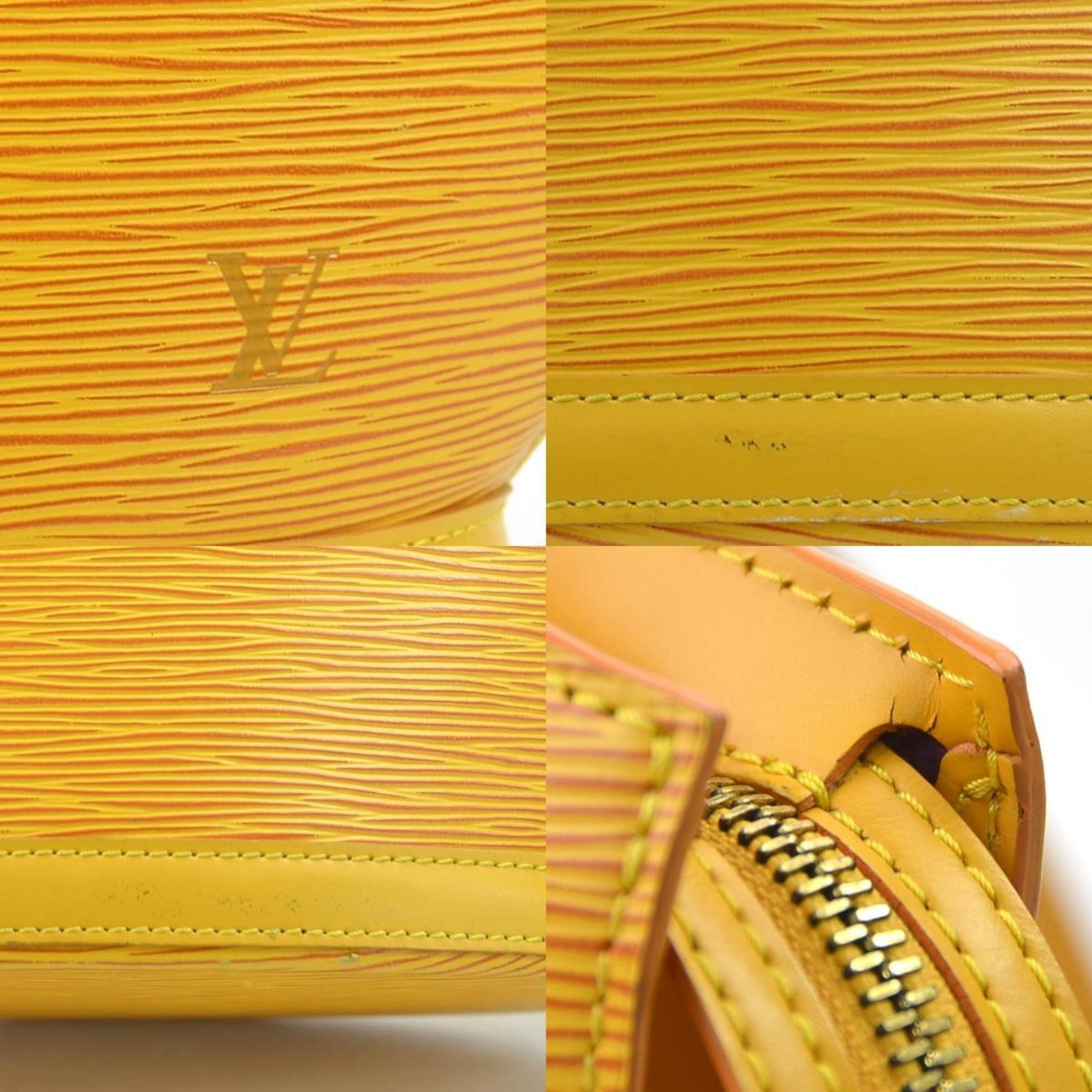 Louis Vuitton Saint Jacques, Yellow, Leather, shoulder