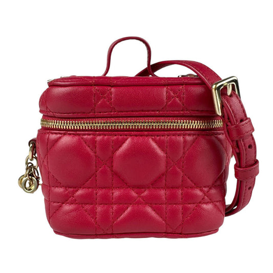Dior Vanity, Red, Leather, clutch