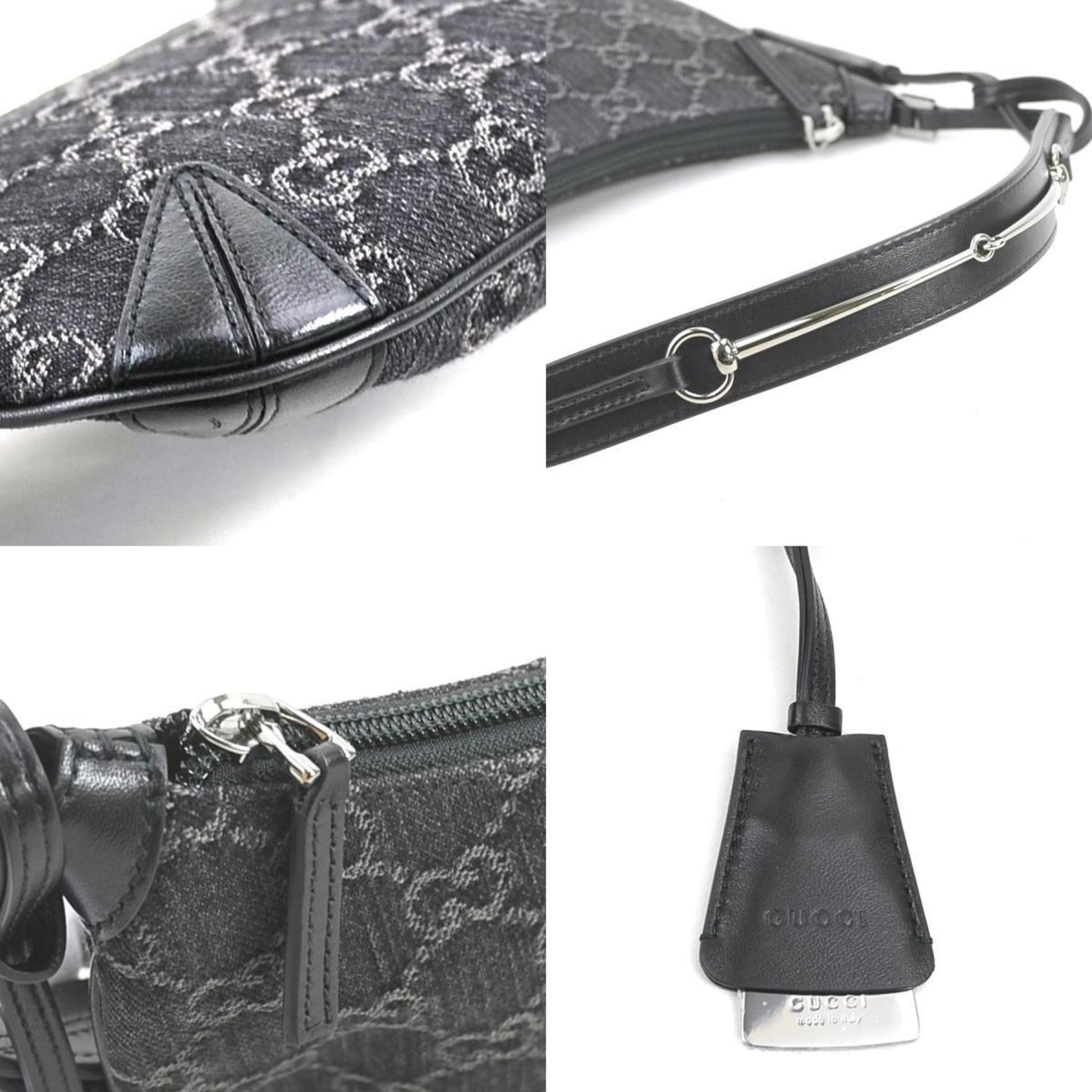 Gucci Horsebit, Black, Denim - Jeans, clutch