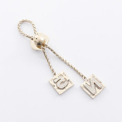 Chanel Numero 5, Silver, Gold Plated, brooch