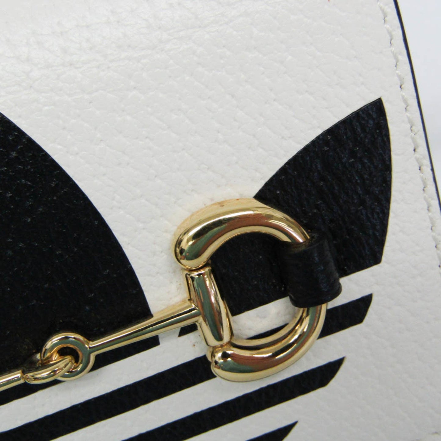 Gucci Horsebit, White, Leather, wallet