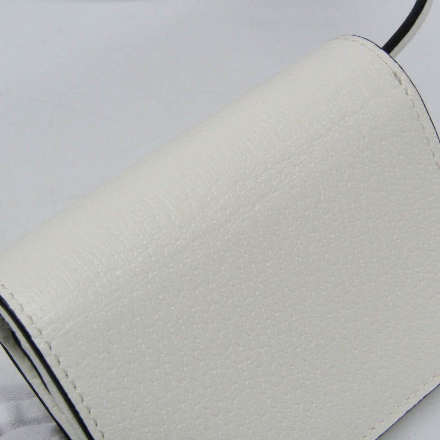 Gucci Horsebit, White, Leather, wallet