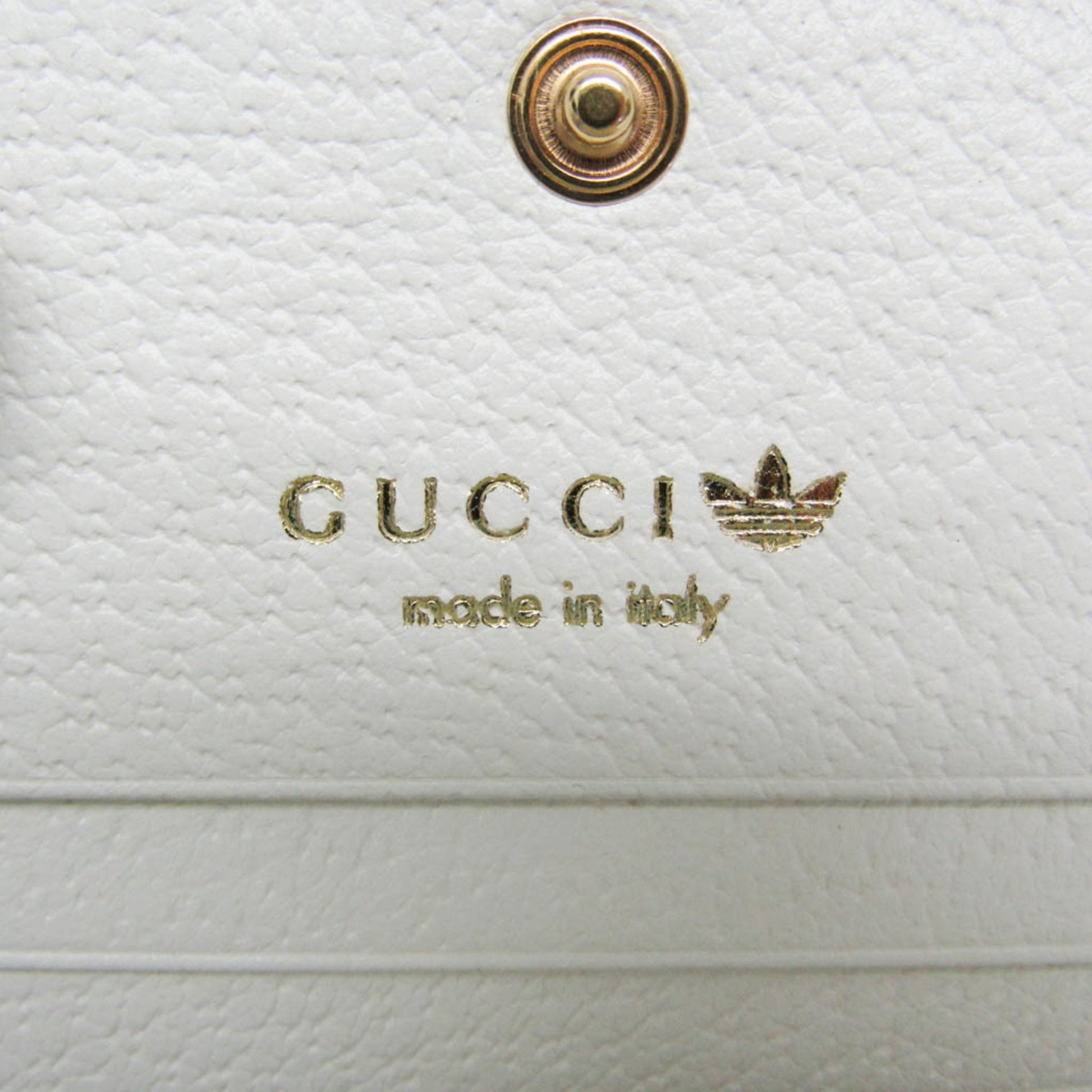 Gucci Horsebit, White, Leather, wallet